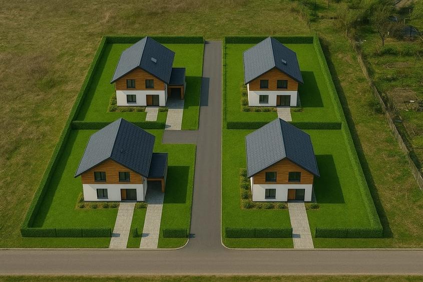 Teren intravilan ,Pielesti, 1835 mp , front 38m. - 7