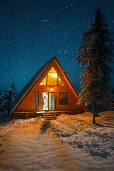 Cabana Aframe, 3 camere, 2 bai, 130 mp utili + terasa + foisor - 2