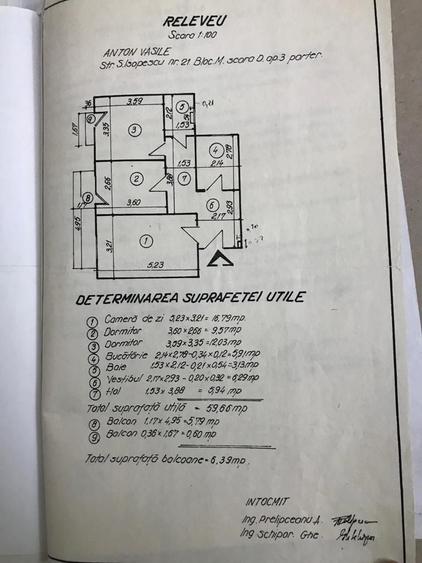 3 camere decomandat | 66 mp | Samoil Isopescu 21 | - 7