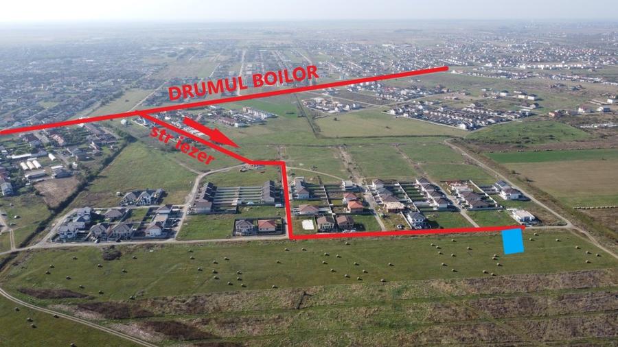 Parcela in cartier Serena 3 cu toate utilitatile strada Flautului - 1