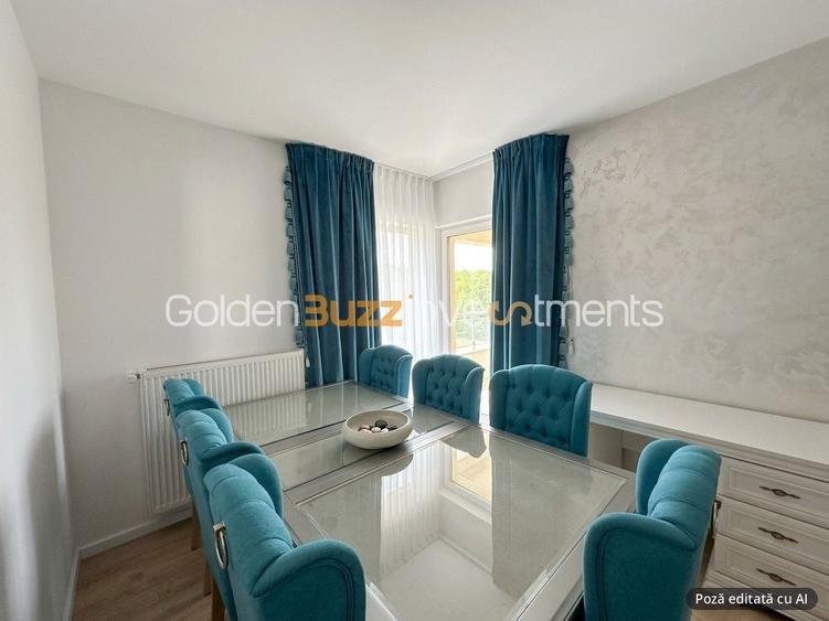 Apartament cu 3 camere decomandat, mobilat în Pipera