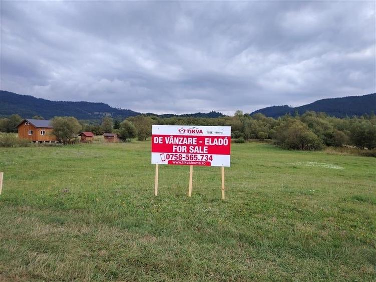 Teren Construcții extravilan de 6600 mp, în Valea Strâmbă
