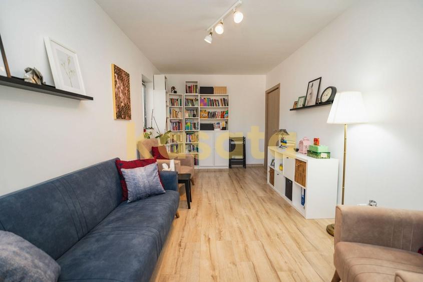 Apartament cu 2 camere semidecomandat, mobilat în Moșilor