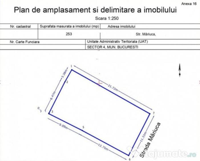 Teren, 253mp, zona Aparatorii Patriei - Berceni - 2