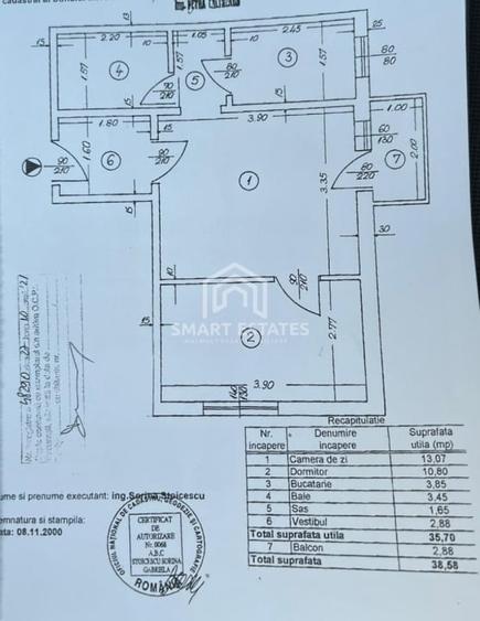 2 Camere-Rahova-Semidecomandat-39 Mp-Mobilat-5/10-1970 - 8