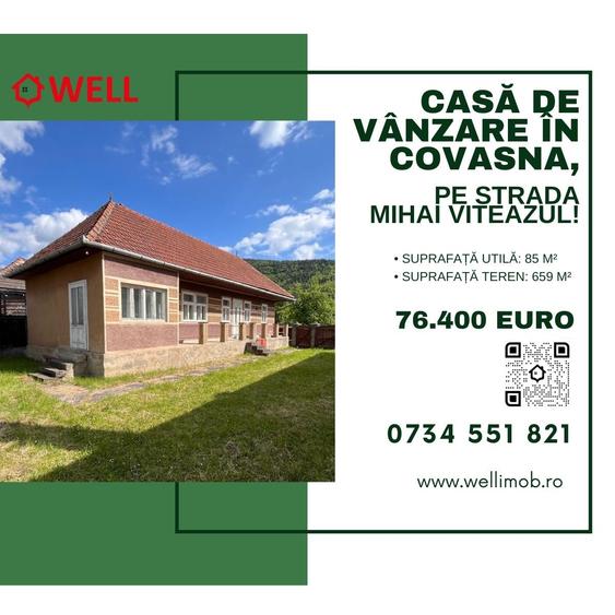 Casă de vânzare în Covasna, pe strada Mihai Viteazul! - 1