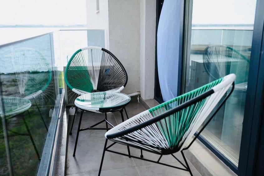 Mamaia Nord Zona Casa del Mar, Garsoniera/Studio si loc de parcare, vedere lac - 12