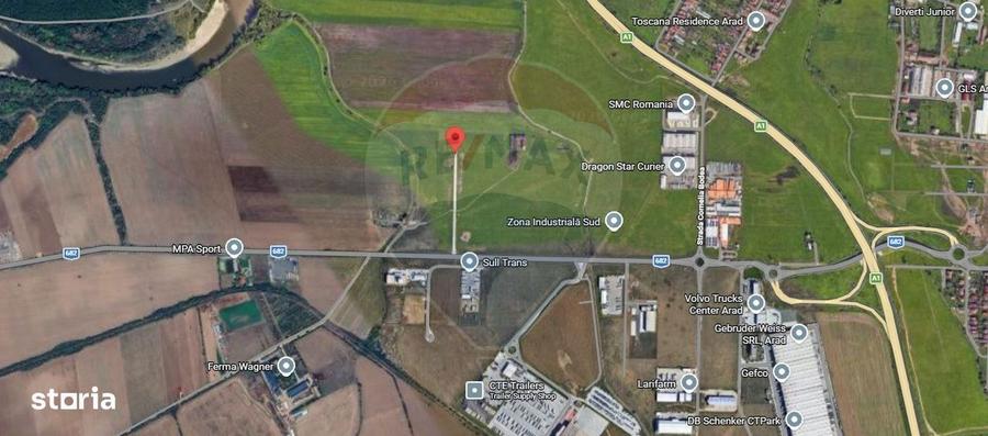 Teren intravilan 10.000 mp in Zona Industriala Sud Arad - 2