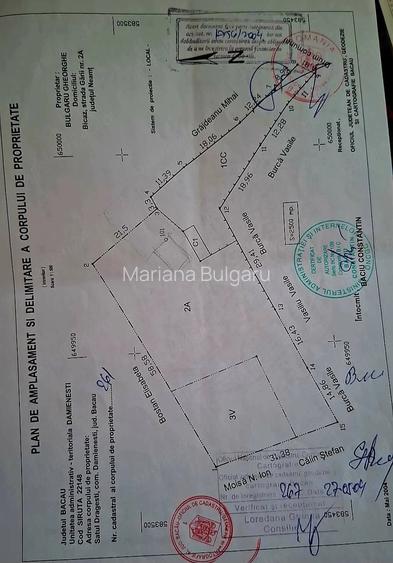Gradina de vanzare, sat Dragesti, Bacau