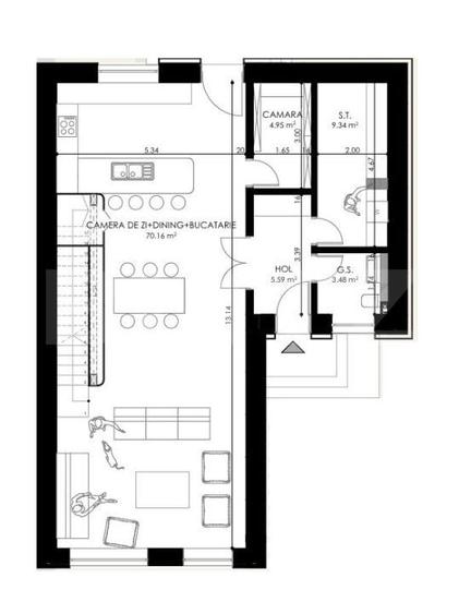 Casa pasiva SMART HOUSE finisata, 184 mp utili, Borhanci - 6