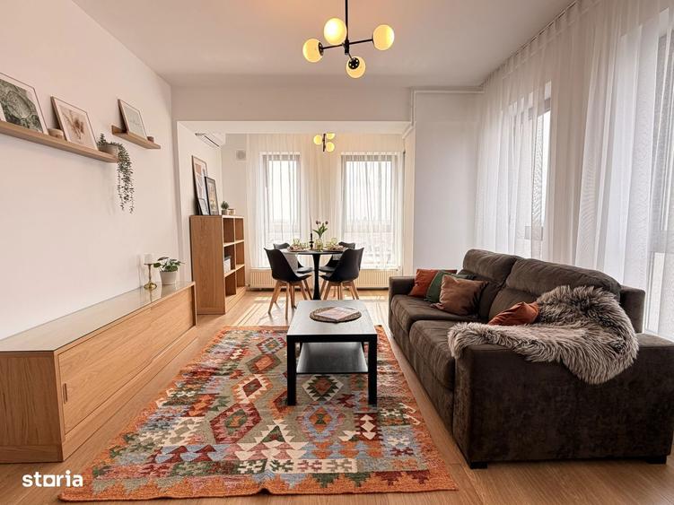 Inchiriez apartament 2 camere zona Carrefour Colloseum Sector 1 - 11