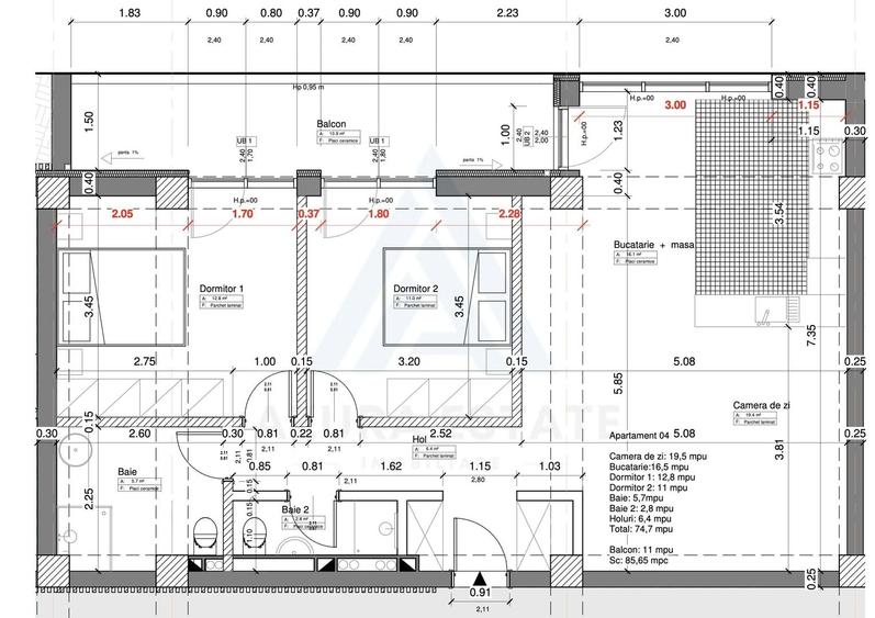 Apartament premium 75 mp utili cu parcare subterana si boxa Central - 10