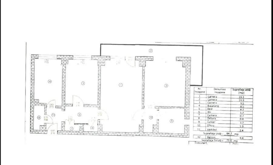 De vanzare I 3 camere Crangasi - Zboina Neagra I et. 6 I