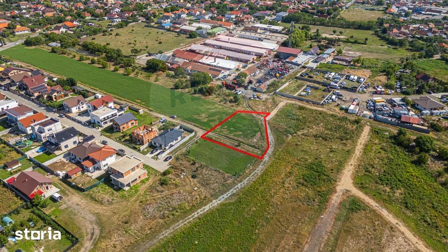 Teren 1237 mp cu PUZ aprobat de vanzare Bujac,Arad - 1