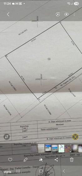 teren intravilan, Corbeanca, Ostratu, Gagului, 2447 mp, desch 55 ml - 1