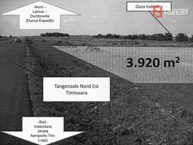 Teren Aeroport 3920 mp cu front stradal la centura de 48,28 ml - ID V5339 - 4