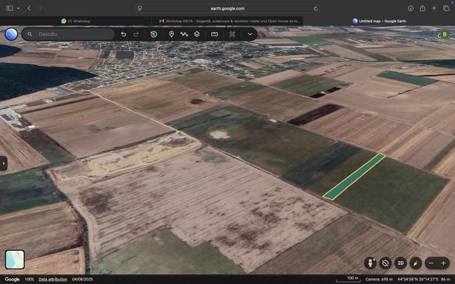 Teren in comuna Dascalu - 2