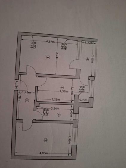 vand apartament cu 2 camere - 2