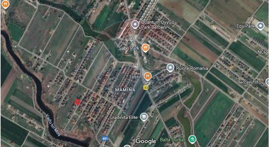 Teren de vanzare, utilitati la poarta , 528mp, 15ml, com. Berceni - 3