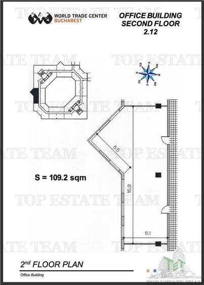 Spatiu de Birouri de 101 mp in Zona Piata Presei Libere - World Trade Center Buc - 4