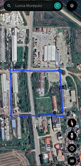 PF inchiriez 3 parcele de teren cu cladiri si hale, iesire la asfalt - 2