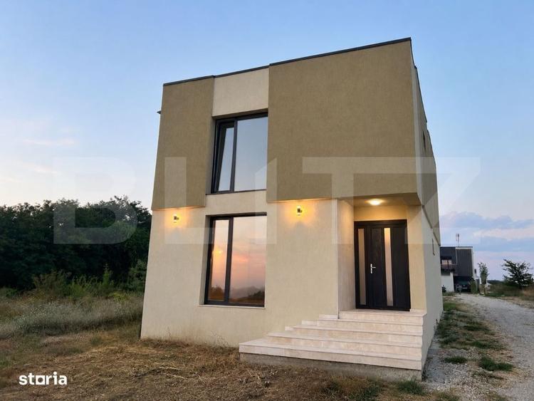 Vila premium P+1 cu terasa, 158 mpc, teren 500 mp, langa padure, Damil - 2