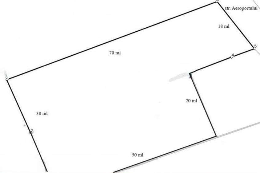 Aeroportului, Teren comercial 2411 mp, Utilitati - 22