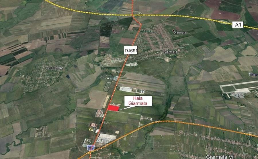 Spațiu industrial, de 8,308 mp, în Nord-Est
