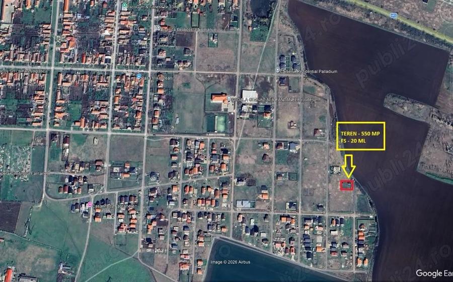 Teren intravilan 550 mp Fantanele in cartierul nou fs.20 ml - 8