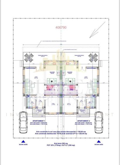 Duplex Giarmata Vii P+ 1,  4 dormitoare- 120mp utili - 4