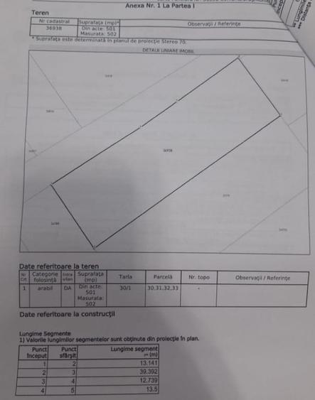 Teren intravilan 502 mp ideal construc?ie sau investi? - 2