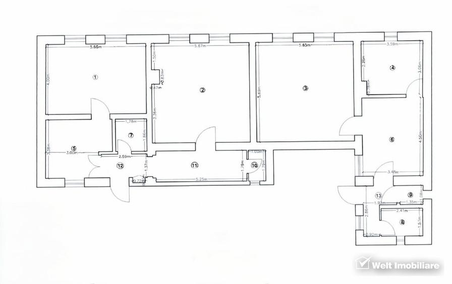 Casa in centru orasului, parcare, 152mp, 5 camere - 1