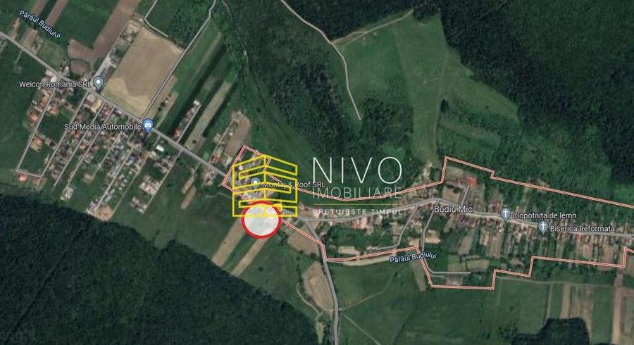 Teren intravilan - Budiu Mic - Str. Principala - 2