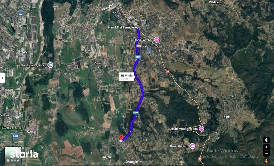 Teren 1363 mp, Intravilan cu utilitati in zona Bucium/Barnova - 7