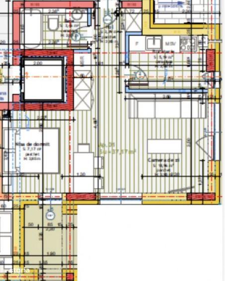 Apartament de o camera, 37 mp, zona Somesului - 1