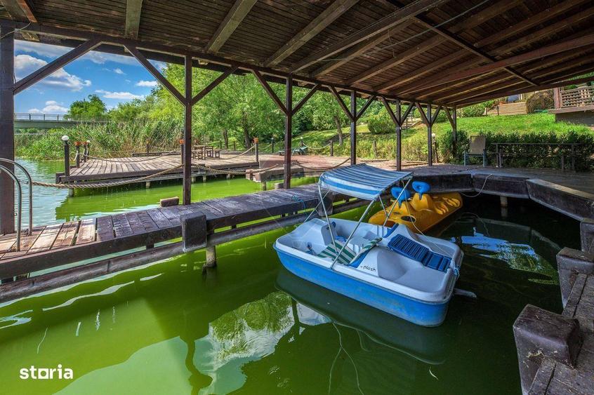 Vila neoromaneasca cu influente toscane pe malul lacului Snagov - 6