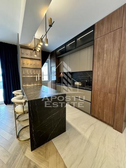 Apartament de lux cu 2 camere si gradina de 240 mp, complet mobilat. - 9