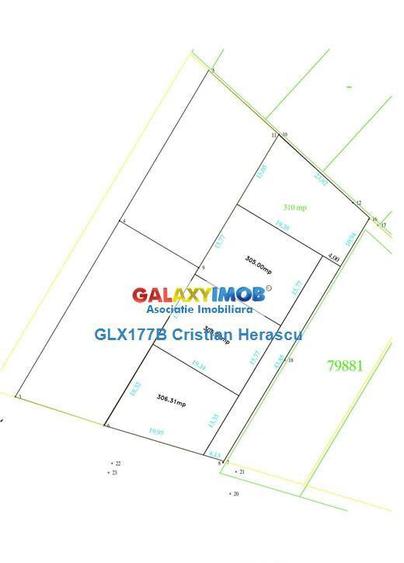 Samurcasi str Modolea Teren 306 mp dubla deschidere cu AC pt - 13