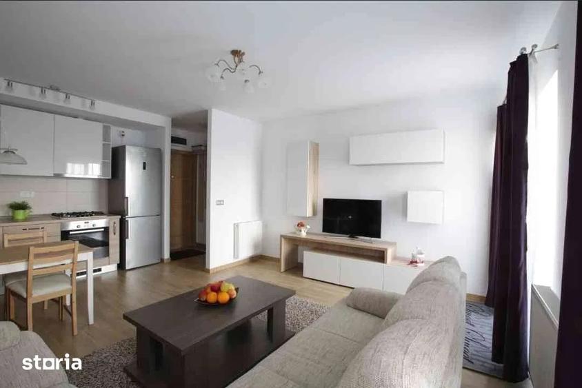 Apartament cu 2 camere semidecomandat, mobilat în Costin Georgian