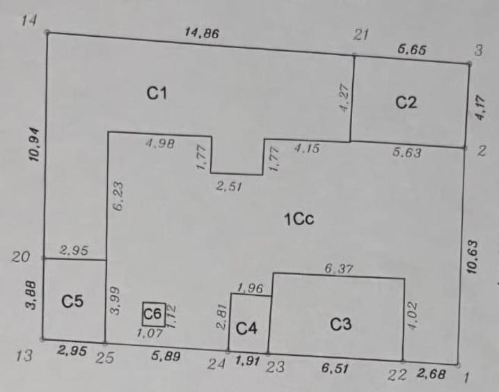 Casă individuală cu 3 camere cu Teren 300 Mp în Km 4-5