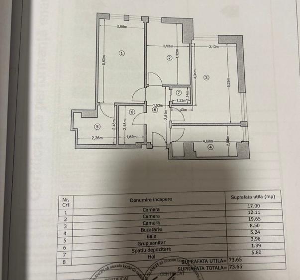 3 camere decomandat Drumul Tabere Moghioros Residence - 9