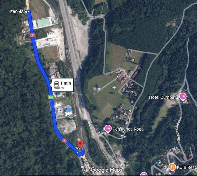 Sinaia - Plaza Mall | Teren 4000 mp | D:116 m la DN1 | Intravilan | Proprietar - 3