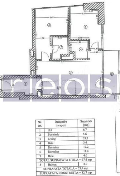 INCHIRIERE 3 CAMERE | ONE VERDI | LOC PARCARE | FINISAT LUX | - 33