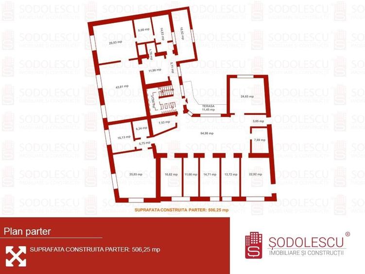 Imobil pretabil cladire de birouri, clinica medicala - Central - 4