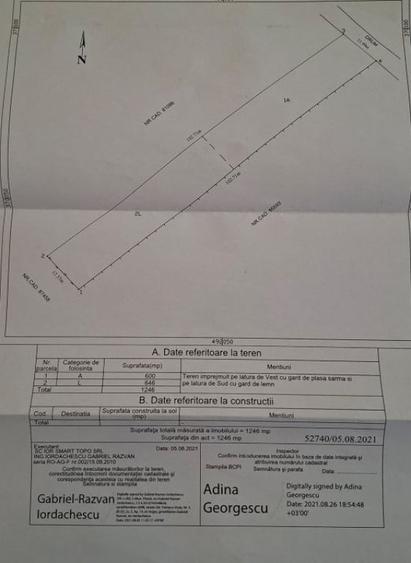 0% Comision Teren intravilan 1246 mp Prundu Platou -Fragilor - 3
