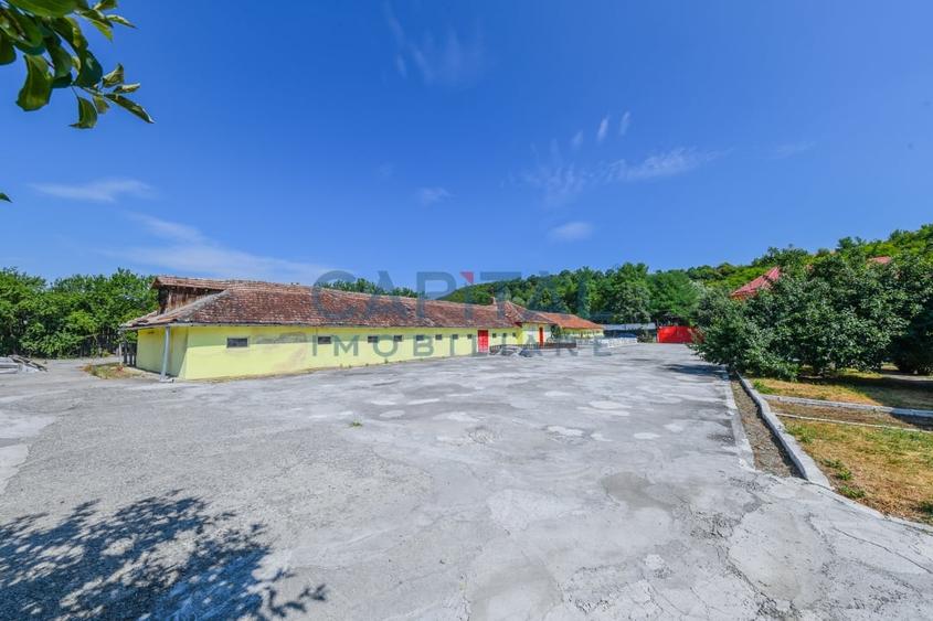 Teren intravilan, 10.000 mp, Imprejmuit+ drum privat+cladire de birouri, Dej - 15