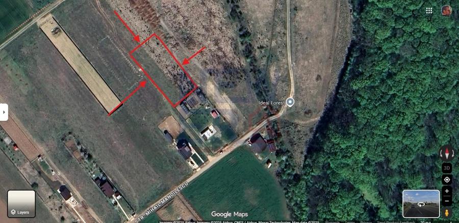 Teren de vanzare Ciolpani - 1650 mp - 2