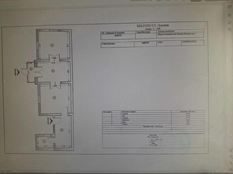Casa de vanzare in Constanta- Zona Centrala (Spital Jude?ean) Curte proprie,poten?ial etajare - 1