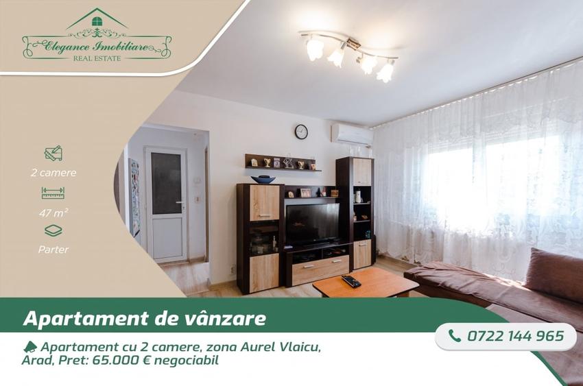 Apartament cu 2 camere, zona Aurel Vlaicu, Arad - 1