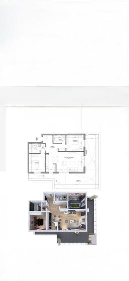 Penthouse 3 camere 134 mp cu terasa Adora Park etajul 11 Vision - 7